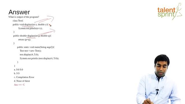 AMCAT Computer Programming Questions with Solutions | Classes and Objects in Java | OOPS Concepts