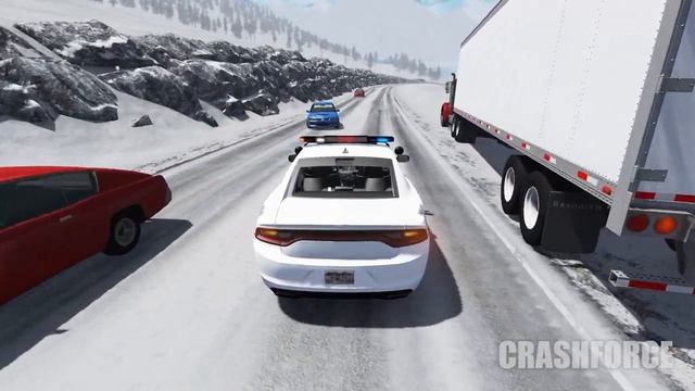 Police Chases Outtakes #1 - BeamNG drive смотреть онлайн
