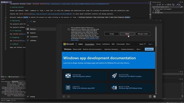 WINUI 3 Tutorial - WINUI 3 Template Studio Overview смотреть онлайн