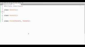 Python Program - Multiple Inheritance