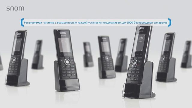 Snom M65 DECT and multi-radio solution (Russian) смотреть онлайн