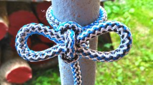 Обязательно запомни этот полезный узел. Как привязать верёвку к столбу. #Самоделка #Своимируками