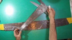 саблю сделать из двуручной пилы самому своими руками бесплатно
