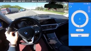 ⏱ 0-100 BMW 318d G20 / разгон БМВ 318д Г20 dragy