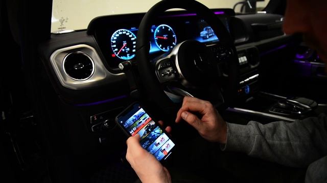 Mercedes-Benz AMG 63s - установка звездного неба, активного выхлопа, доводчиков и электропорогов. смотреть онлайн