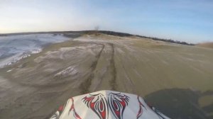 На квадроцикле в карьере / Polaris Sportsman 570