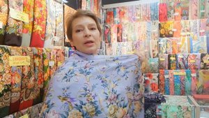 "Праздник души". Павловопосадские платки в Минске. Светлана
