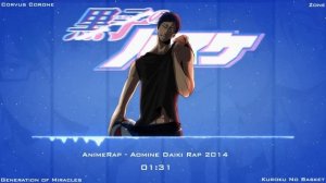 AnimeRap - Kuroko No Basket Aomine Daiki Rap 2014 | Реп Про Аоминэ Дайки