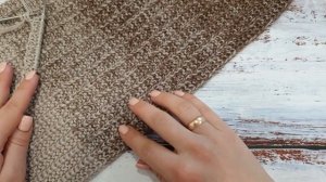 Шарф спицами градиентом из слонимской пряжи. Подробный мастер класс