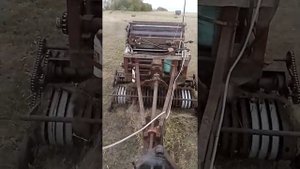 Самодельный прессподборщик. Полный цикл.