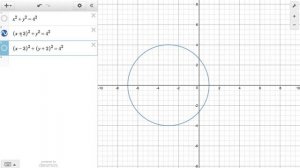 How to draw a circle using DESMOS