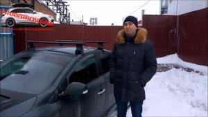 Установка Багажника Атлант на Рено Флюенс ( Renault Fluence) с 2009 года выпуска