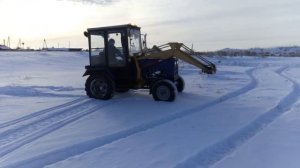 Самодельный минитрактор - передний ведущий мост