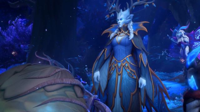 Финальный ролик Арденвальда. Пробуждение Изеры. Королева Зимы. World Of Warcraft Shadowlans 9.0.2