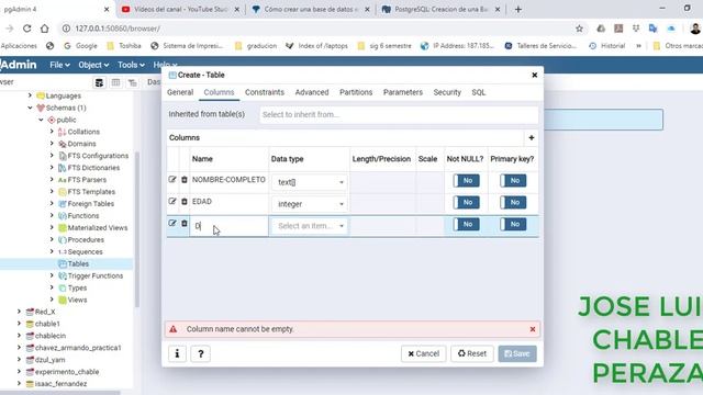 PGADMIN4 VERSION POSTGRESQL 12 CREAR TABLA смотреть онлайн