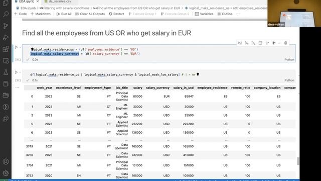 2. Exploratory data analysis (EDA) and data visualization with Python.