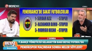 Beyaz Futbol 29 Ekim 2023 Tek Parça / Pendikspor 0-5 Fenerbahçe