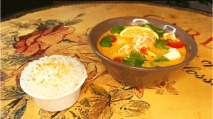 Том Ям - тайский острый суп с морепродуктами