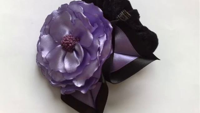 Цветы из ткани. Мои работы (часть 5) - Flowers from tissue (part 5) смотреть онлайн