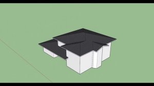 Фальцевая кровля. Проект в программе SketchUP (Черепица ПРОФ)