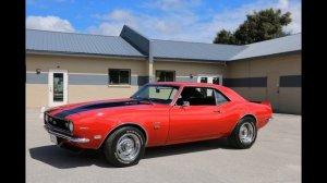 1968 Chevrolet Camaro SS 350 Auto $45000.00 239-405-1970 Tom wwwmusclecarking.com