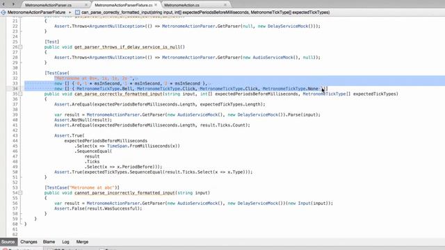 Module 05, Video 28: Metronome Action Parser смотреть онлайн
