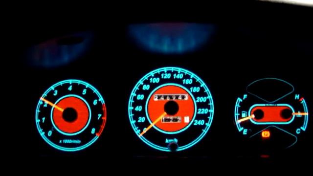 toyota carina e plasma tacho