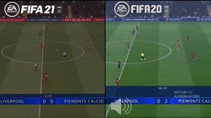 FIFA 21 vs FIFA 20 Gameplay Graphics Comparison