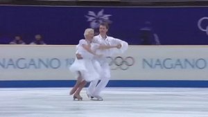 [HDp60] Oksana Grishuk & Evgeniy Platov (RUS) Compulsory Dance Golden Waltz 1998 Olympic Games