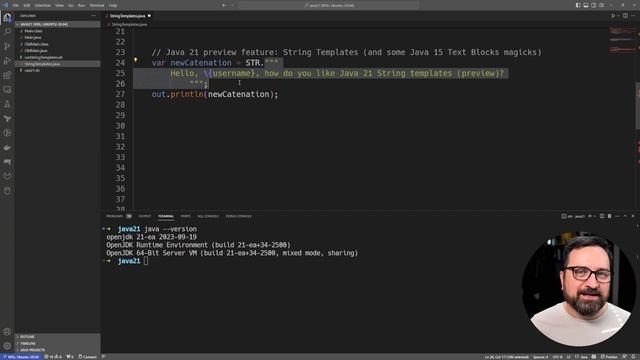Java 21 String Templates | Java 21 New Features смотреть онлайн