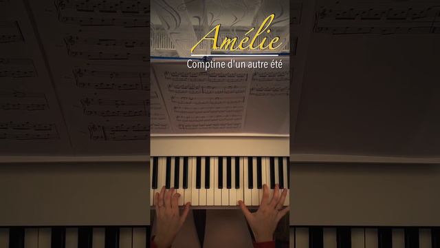 Amelie.. Why is this piano music so popular? 💔 EASY PIANO COVER