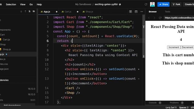 React Context API 2020 | React State Management | React Beginners Tutorial
