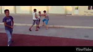 Бой школьников #1
