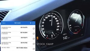 170HP BMW 118i F20 B38 STOCK 136HP VS STAGE 1 TUNED ACCELERATION 0-100 - BERKPerformance