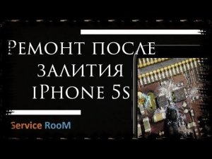 iPhone 5s не включается после залития