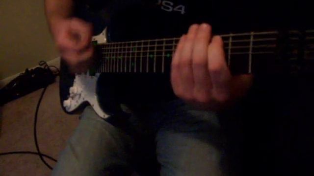 Cameron Meadows Blue Ibanez Universe 7 String Guitar Demo смотреть онлайн