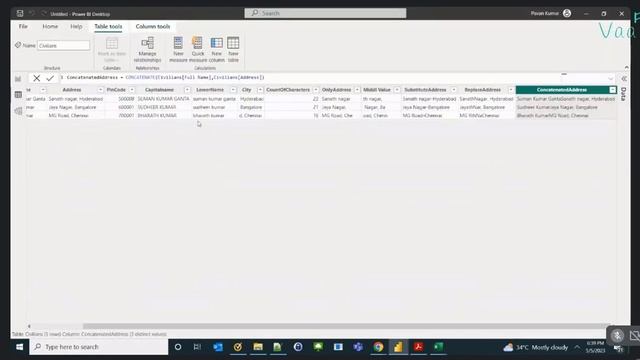 Day23 - Power Pivot - DAX - Text Function