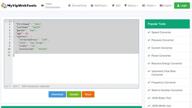 Edit your JSON file online with this free online JSON Editor Tool смотреть онлайн
