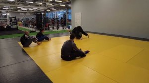 Тренировка по BJJ Разминка