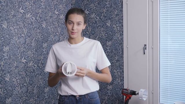 Установка приточного клапана WIVE. смотреть онлайн