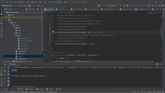 Kotlin Problem Solving || Functions || Day 4