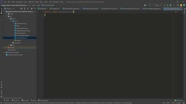 Abstract Factory Pattern | Design Patterns in Java смотреть онлайн