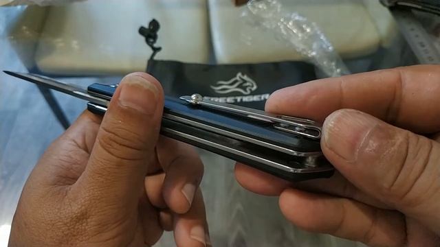 Freetiger FT902. Нож для самураев. Распаковка смотреть онлайн