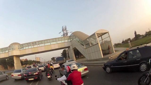Motorcyclists on the road | 30 august 2013, Baku #3 смотреть онлайн