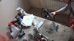 Монтаж отопления и водопровода трубами rehau