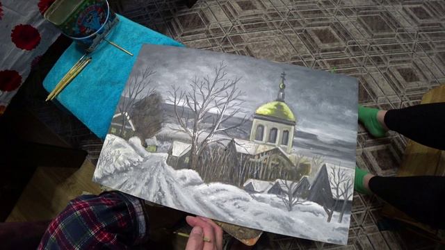 Картины с нуля. Процесс написания картин