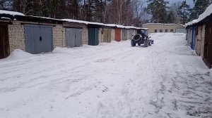 Самодельный трактор.