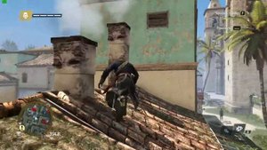 Assassin's Creed IV Black Flag тупая боевка