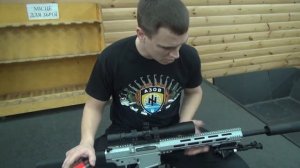 Проверка кучности винтовки AR10 308