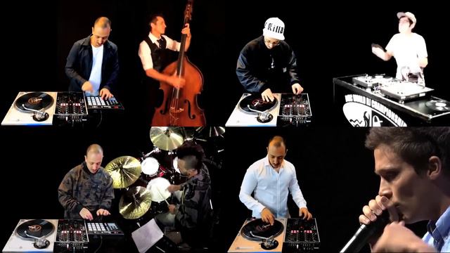 The Überband - Mambo Number 4 (Finger drumming/Turntablism Routine)